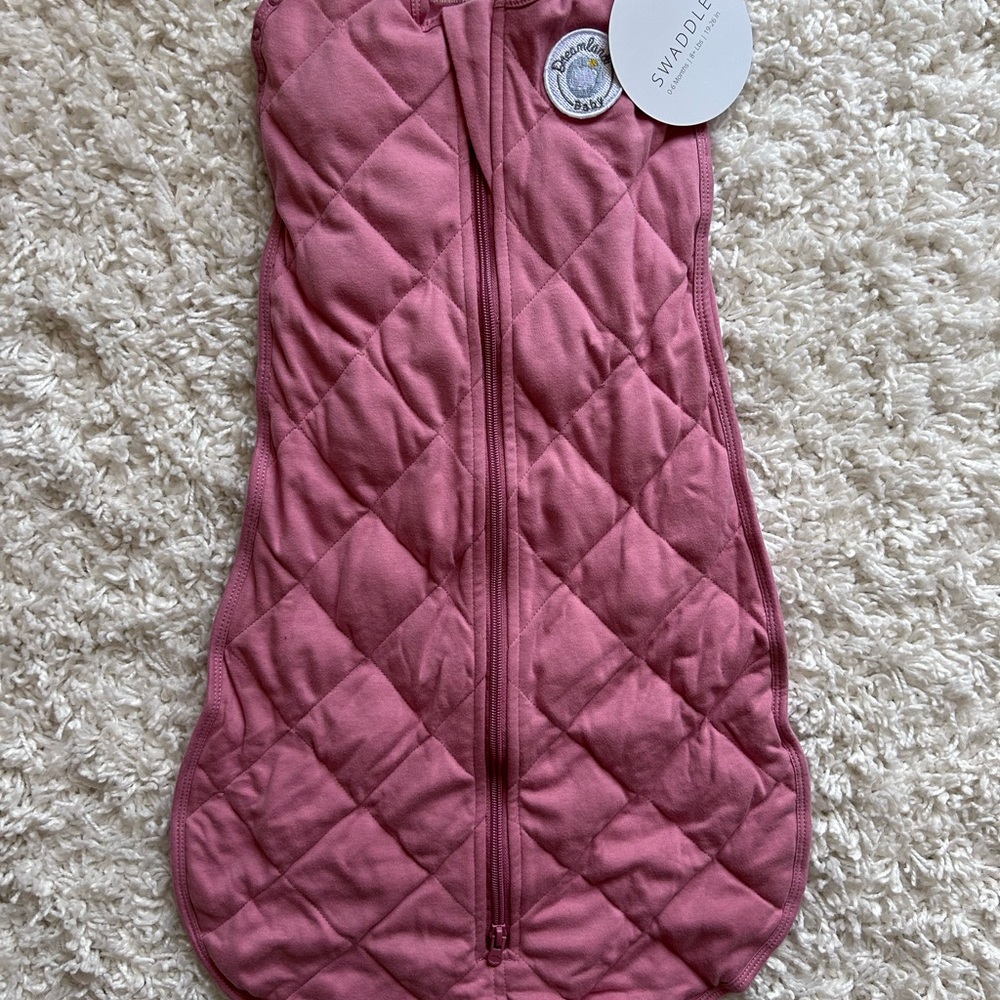 Pink Quilted SwaddleMe Swaddle
